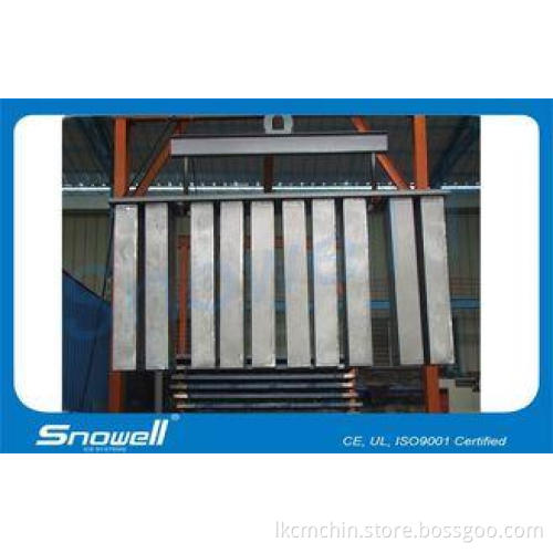 10 Ton Clear Block Shaved Ice Machine For Seafood , Ice Fre